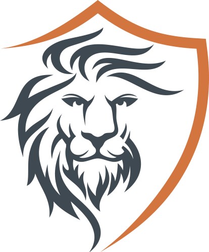 Lion Logo Emblem - Regal & Powerful Vector Image