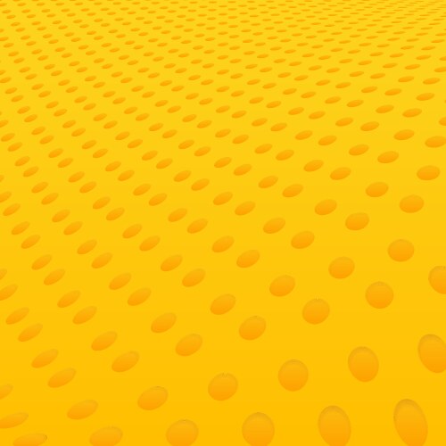 abstract yellow circles geometric hole pattern vector image