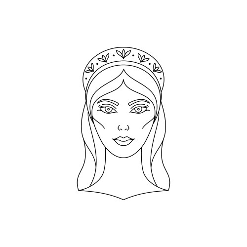 Greek goddess hera Vector Image