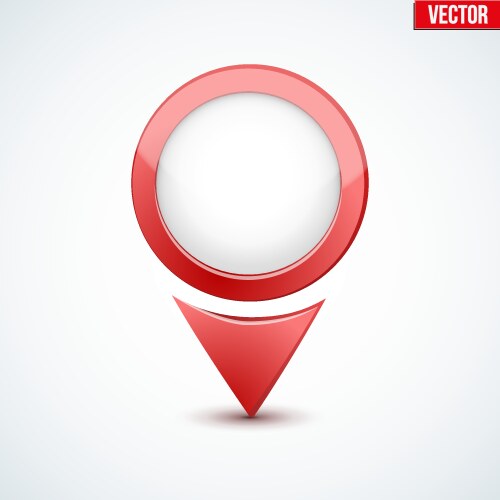 Pointer target for map vektorbild