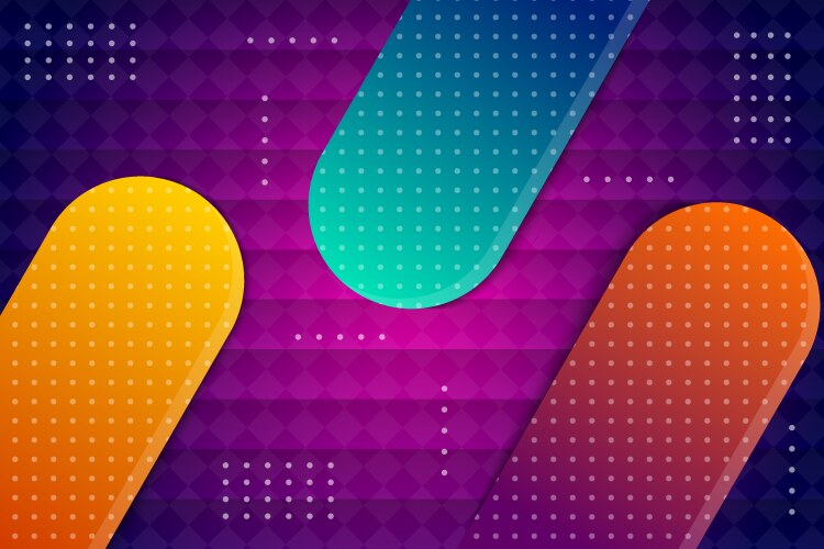 Abstract geometric background with curve element vector image