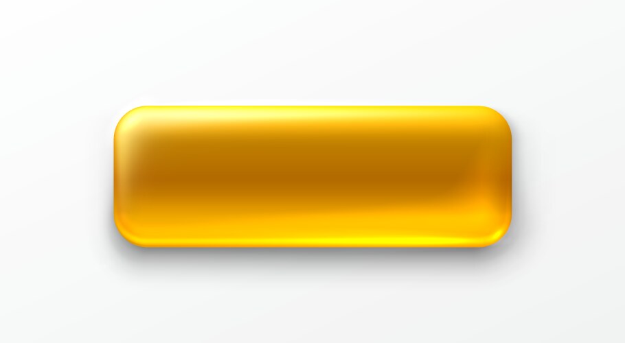 Golden frame label event bar button gold Vector Image