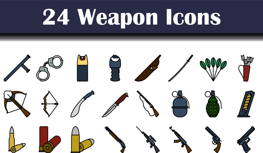 Weapon icon Royalty Free Vector Image - VectorStock