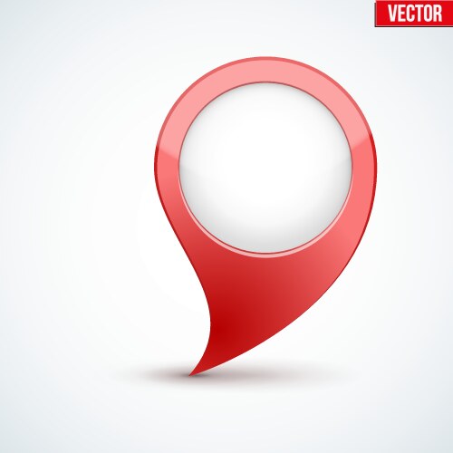 Pointer target for map vector image