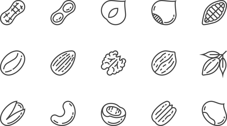 Software development line icons Royalty Free Vector Image