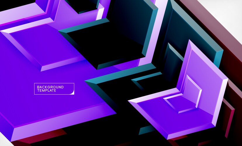 Techno arrow background template design vector image