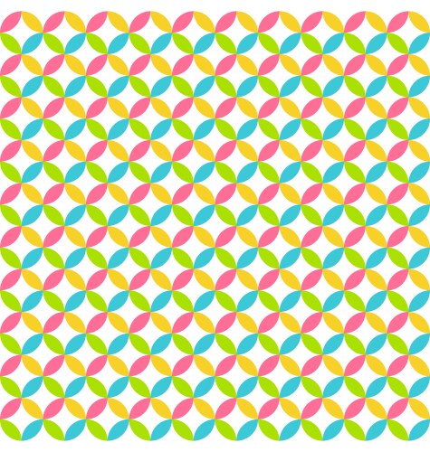 Bright abstract seamless pattern with multicolored vector image
