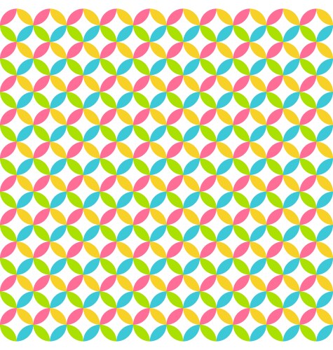 Bright abstract seamless pattern with multicolored vector image