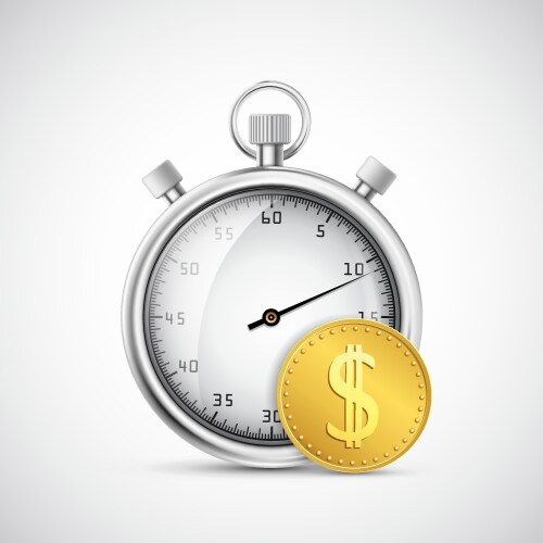 Stopwatch Icon Timer Royalty Free Vector Image