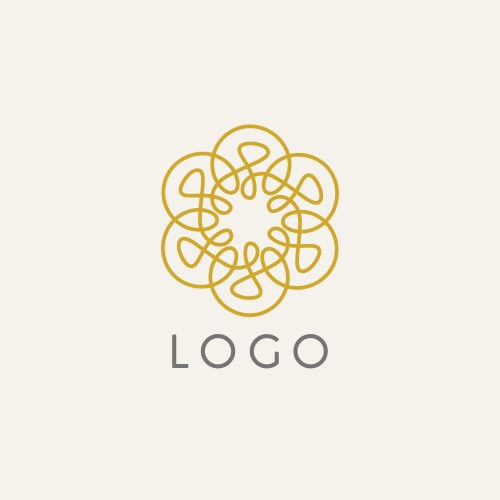 Initial bb feminine logo usable for nature salon Vector Image