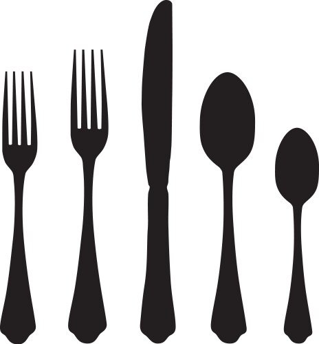 Spoon and turner Royalty Free Vector Image - VectorStock