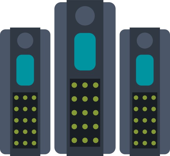 Servers web hosting icon image vektorbild