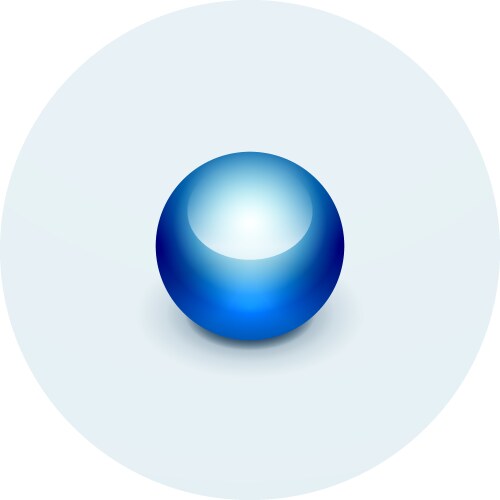 Sphere map pointer icon vector image