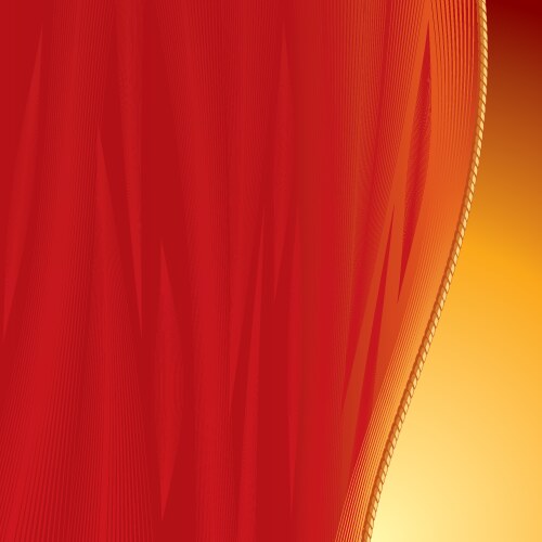 Curtains backdrop vector image