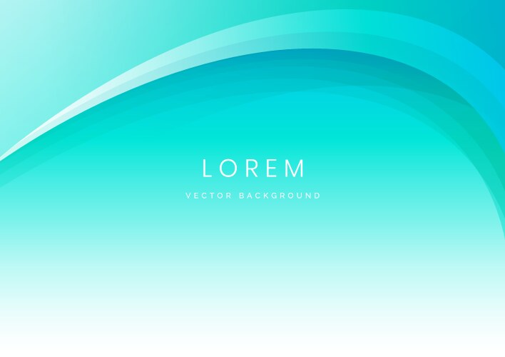Abstract soft blue geometric curve overlay layer vektorbild