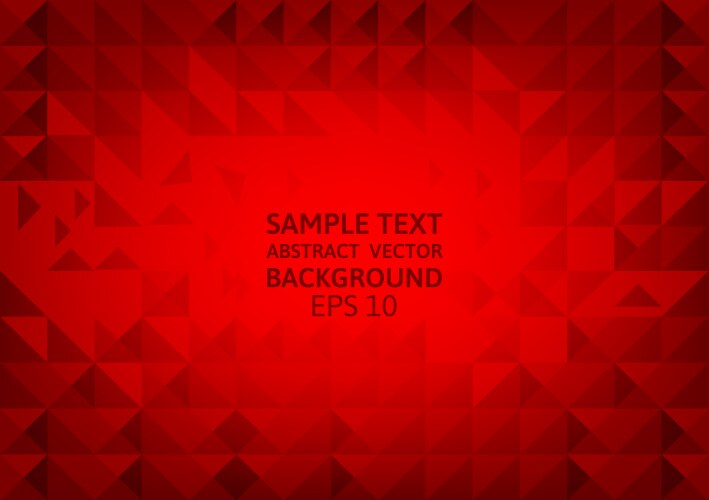 Abstract red geometric triangle background – Royalty-Free Vector ...