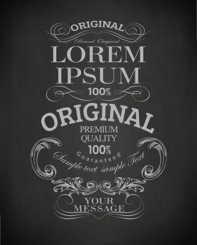 Chalk design Vector Image