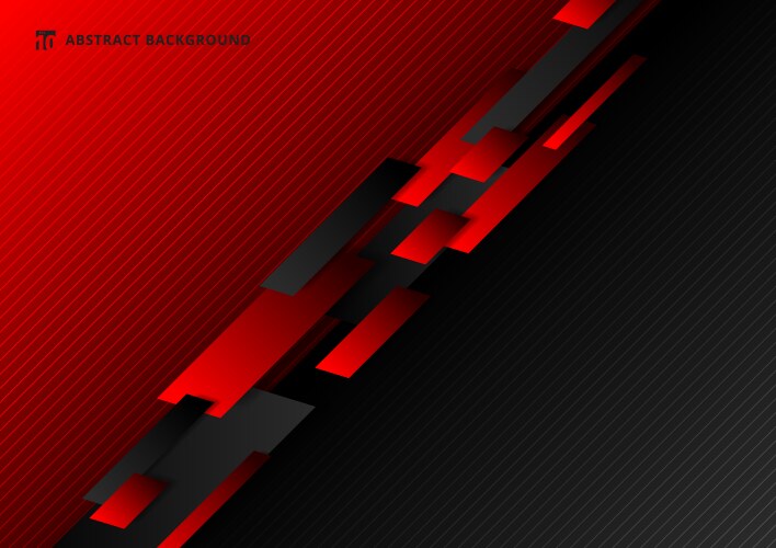 Template corporate concept red black grey Vector Image