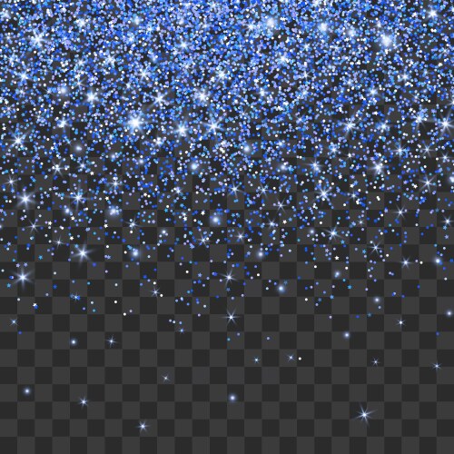 Blue Glitter Sparkle Background Royalty Free Vector Image