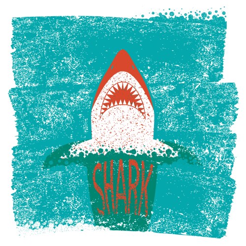 Shark jaws background Royalty Free Vector Image