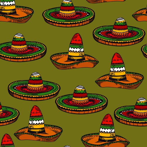 Seamless pattern with cacti blooming succulent Vector Image