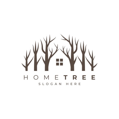 Simple house icon real estate logo Royalty Free Vector Image