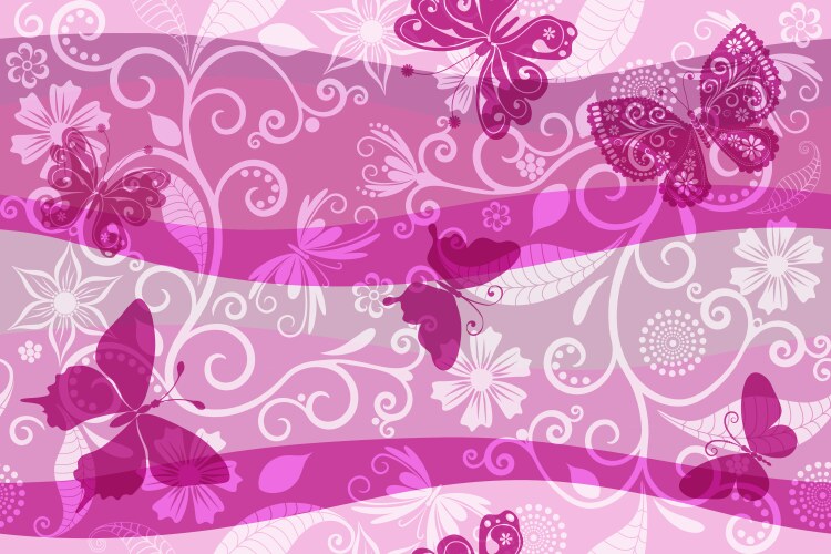 Seamless spring colorful pattern with doodle Vector Image
