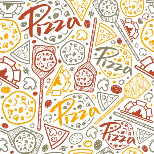 Creative seamless pattern Royalty Free Vector Image