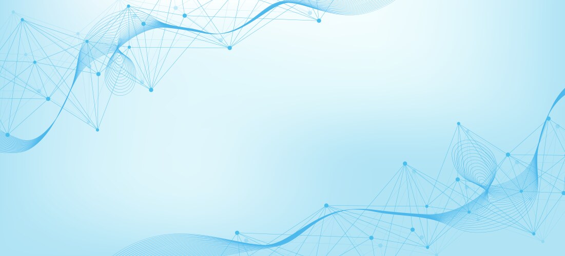 Global network connection website header or banner vector image