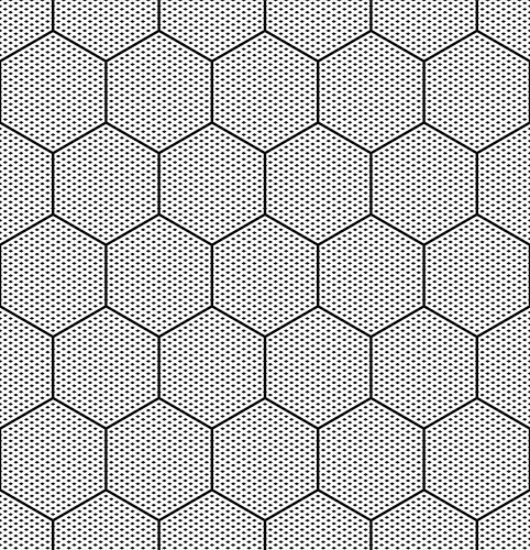 Black metal texture background honeycomb pattern Vector Image