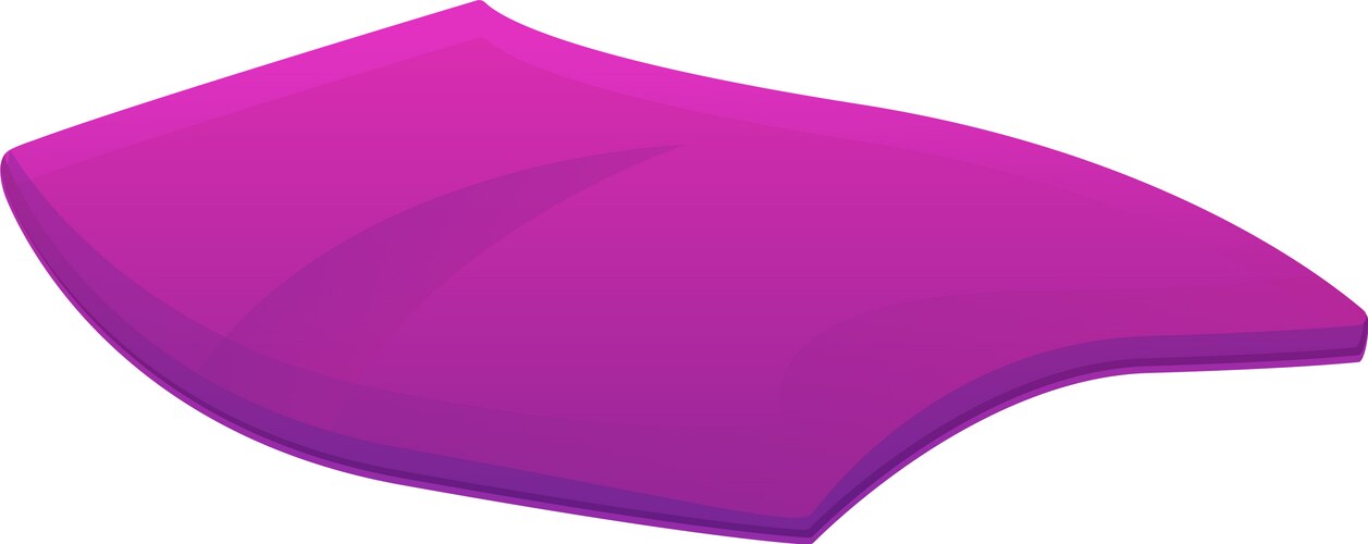 Purple blanket icon cartoon style Vector Image