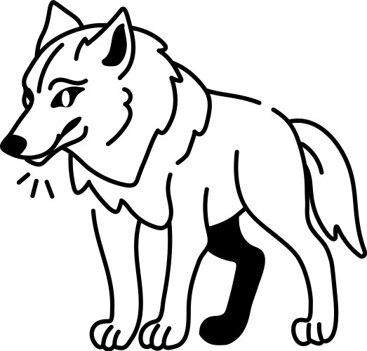 Wolf Royalty Free Vector Image VectorStock