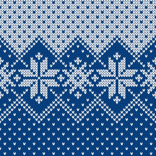 Norwegian native style sweater ornament vector image