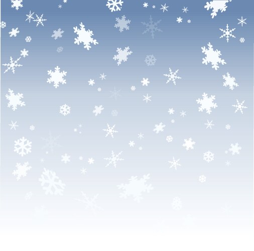 Winter snow border background Royalty Free Vector Image