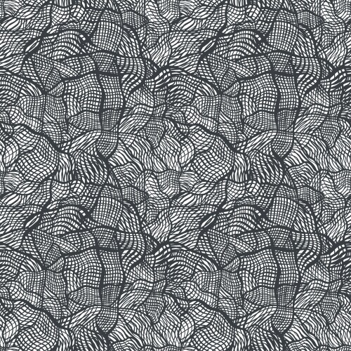 Seamless pattern with random abstract cross grid vector image