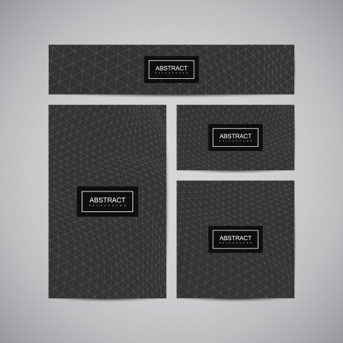 Corporate Identity Brand Mockup Royalty Free Vector Image