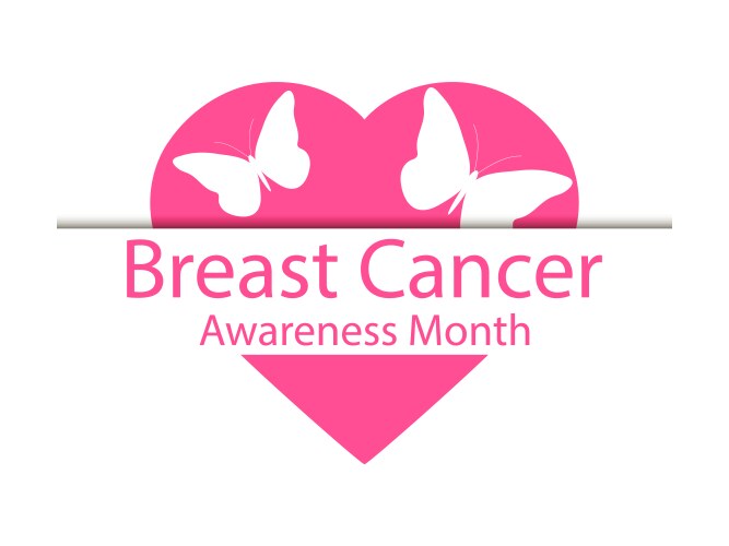 Breast Cancer Awareness Banner Vector Image