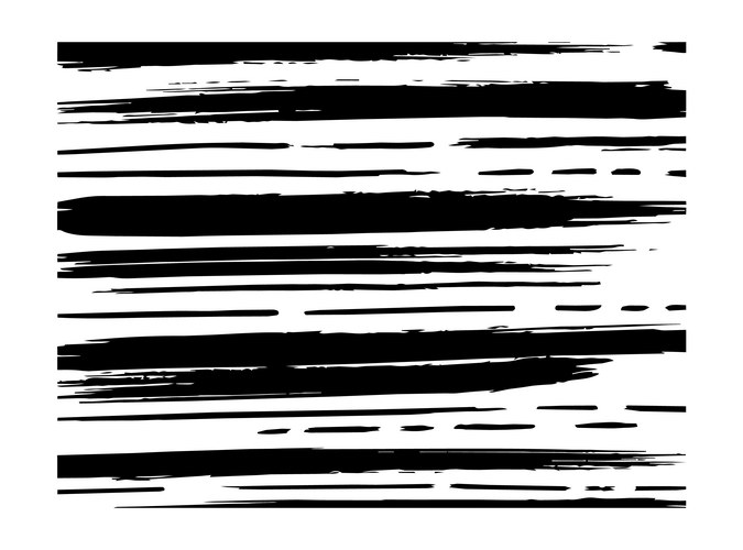 Abstract Black Brushstroke Pattern – Free Vector | VectorStock