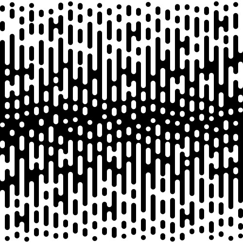 Halftone transition abstract wallpaper Royalty Free Vector