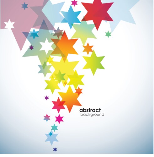 White background with gold stars Royalty Free Vector Image