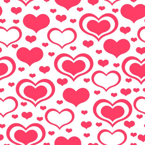 Happy valentines day holiday concept pink heart Vector Image