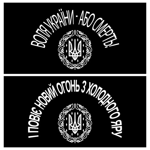 Black flags cold ravine Vector Image