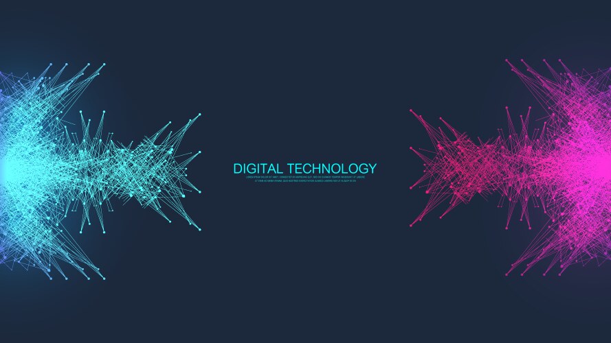 Quantum computer technology concept sphere Vector Image