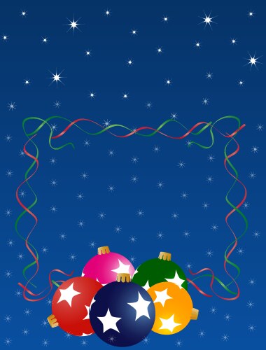 Merry christmas ball Royalty Free Vector Image