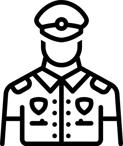 Police Jacket Vector Police Royalty Free Vector Image - VectorStock