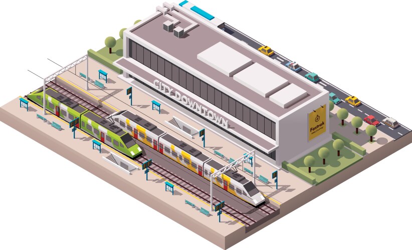 Train station Vector Images & Graphics for Commercial Use | VectorStock