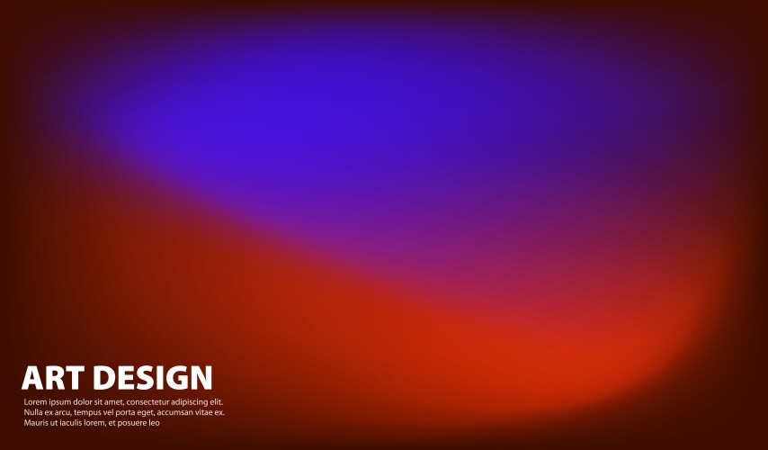 Set gradient abstract background with color vector image
