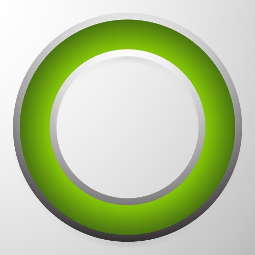 Rounded button tag label with blank empty space vector image