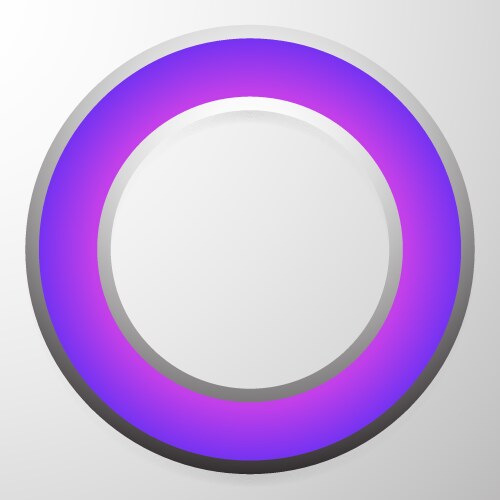 Rounded button tag label with blank empty space vector image