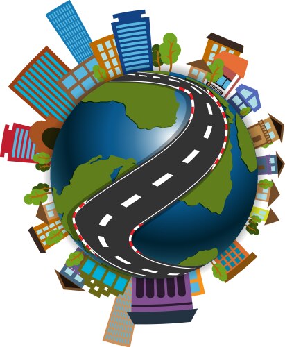 World population Vector Image